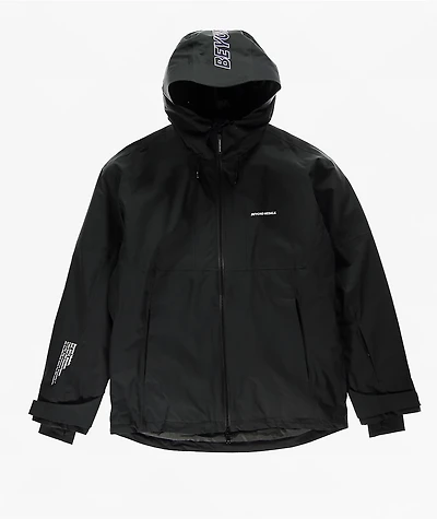 Beyond Medals Full Zip Black 15K Snowboard Jacket