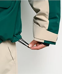 Beyond Medals Nostalgia Green 15K Snowboard Jacket