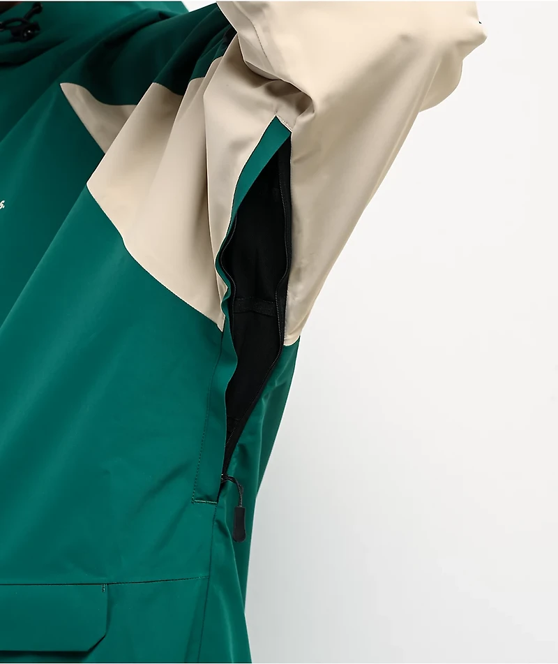 Beyond Medals Nostalgia Green 15K Snowboard Jacket