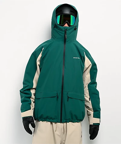 Beyond Medals Nostalgia Green 15K Snowboard Jacket