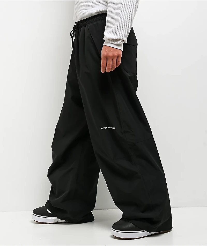 Beyond Medals Park Black 15K Baggy Snowboard Pants