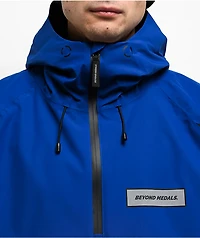 Beyond Medals Retro Anorak 2L Blue 15K Snowboard Jacket