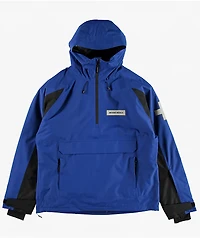 Beyond Medals Retro Anorak 2L Blue 15K Snowboard Jacket