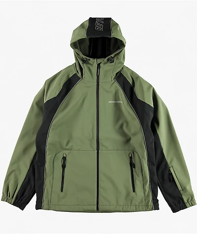 Beyond Medals Softshell Green & Black 5K Snowboard Jacket
