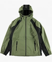 Beyond Medals Softshell Green & Black 5K Snowboard Jacket