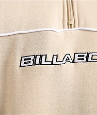 Billabong Bad Dog Beige Quarter Zip Sweatshirt