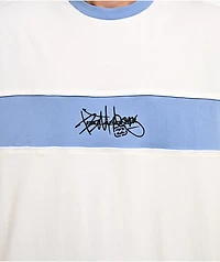 Billabong Bad Dog Shrapnel White & Blue T-Shirt