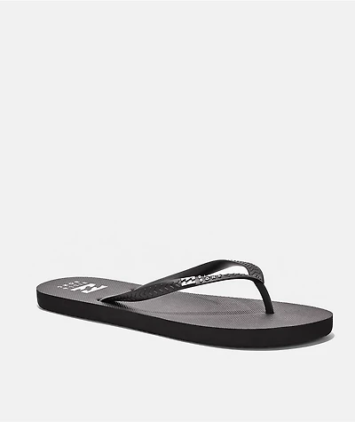 Billabong Fiji Black & White Sandals