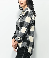 Billabong Forge White & Black Flannel Shirt