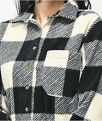 Billabong Forge White & Black Flannel Shirt