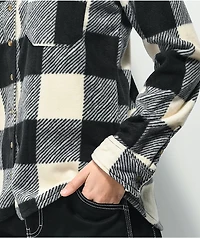 Billabong Forge White & Black Flannel Shirt
