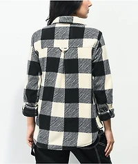 Billabong Forge White & Black Flannel Shirt
