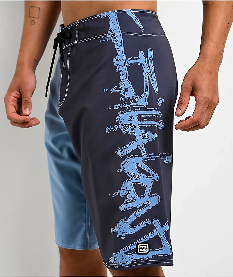 Billabong Inverted Pro Blue & Grey Board Shorts