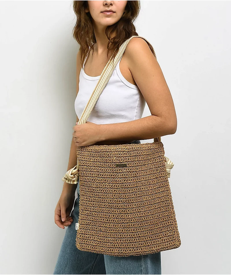 Billabong So Knotty Straw Tote Bag