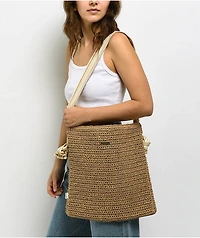 Billabong So Knotty Straw Tote Bag