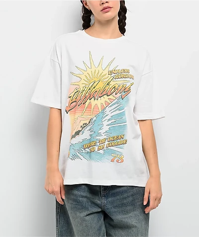 Billabong Suns Collide White T-Shirt