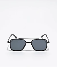 Bios Black Metal Pilot Sunglasses