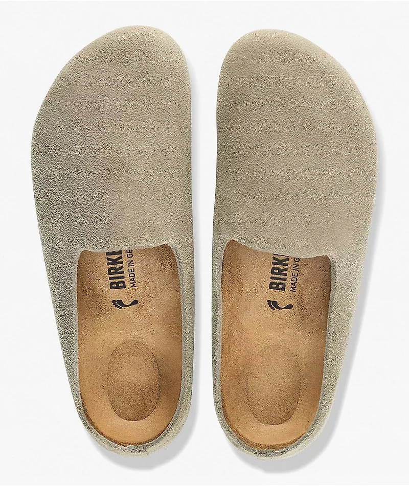 Birkenstock Amsterdam Wrapped Soft Footbed Taupe Clogs