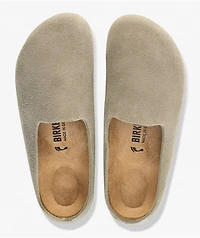 Birkenstock Amsterdam Wrapped Soft Footbed Taupe Clogs