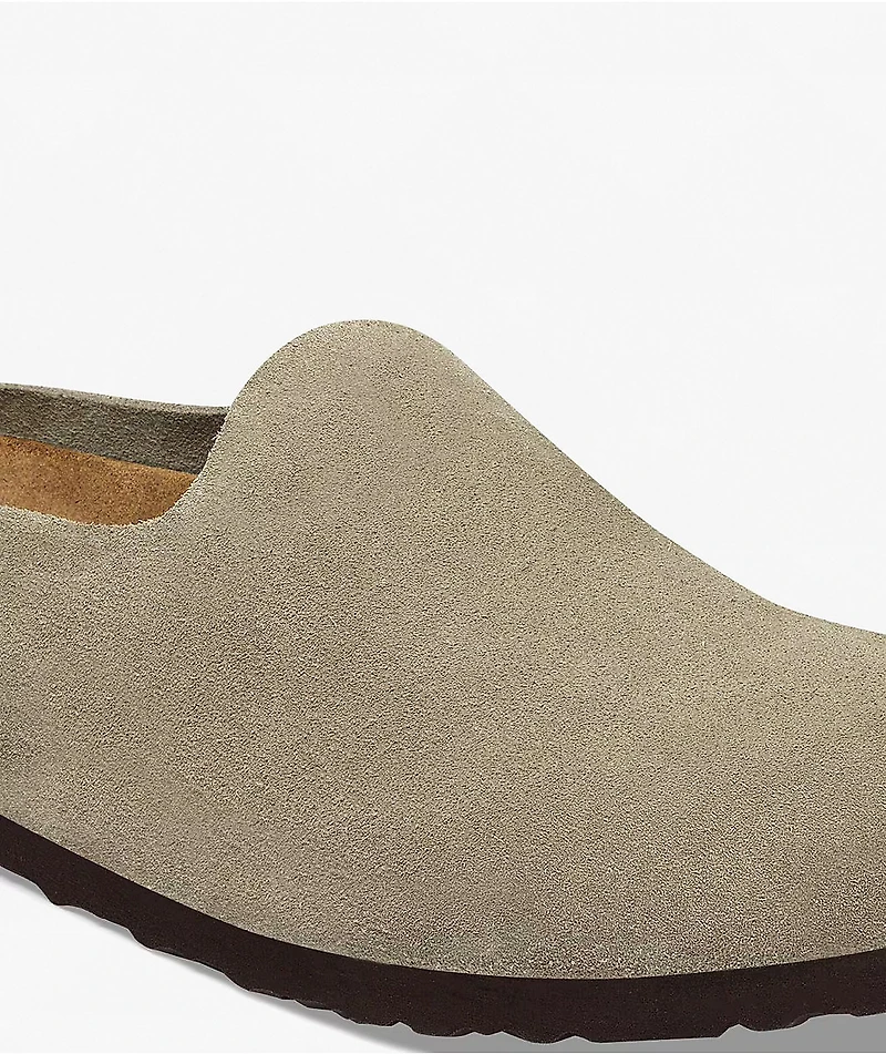 Birkenstock Amsterdam Wrapped Soft Footbed Taupe Clogs