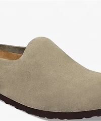 Birkenstock Amsterdam Wrapped Soft Footbed Taupe Clogs