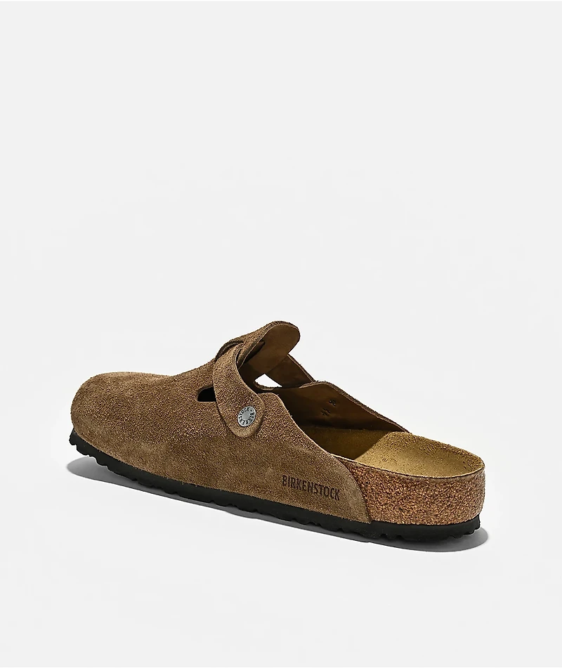 Birkenstock Boston Dark Tea Clogs