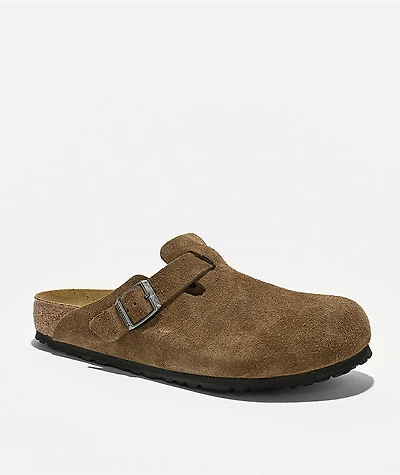 Birkenstock Boston Dark Tea Clogs