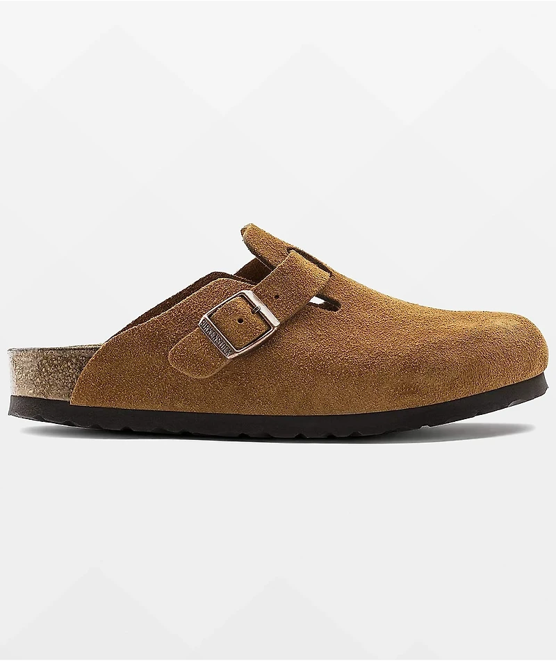 Birkenstock Boston Soft Footbed Mink Brown Clogs