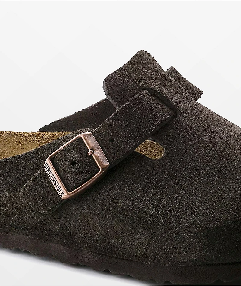 Birkenstock Boston Soft Footbed Mocha Clogs