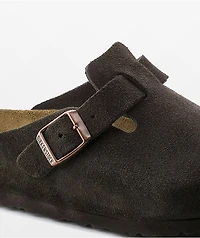 Birkenstock Boston Soft Footbed Mocha Clogs