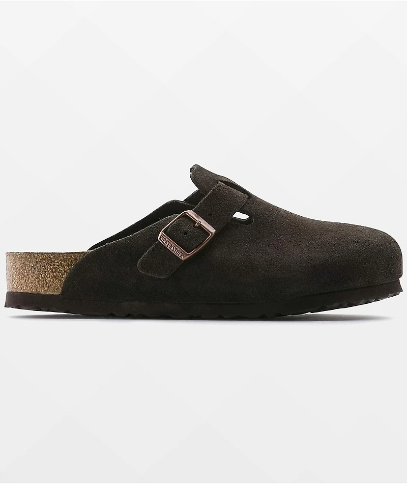 Birkenstock Boston Soft Footbed Mocha Clogs