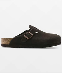 Birkenstock Boston Soft Footbed Mocha Clogs