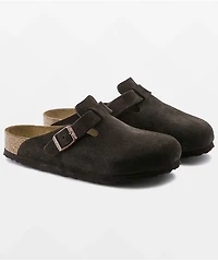 Birkenstock Boston Soft Footbed Mocha Clogs