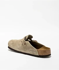 Birkenstock Boston Soft Footbed Taupe Clogs