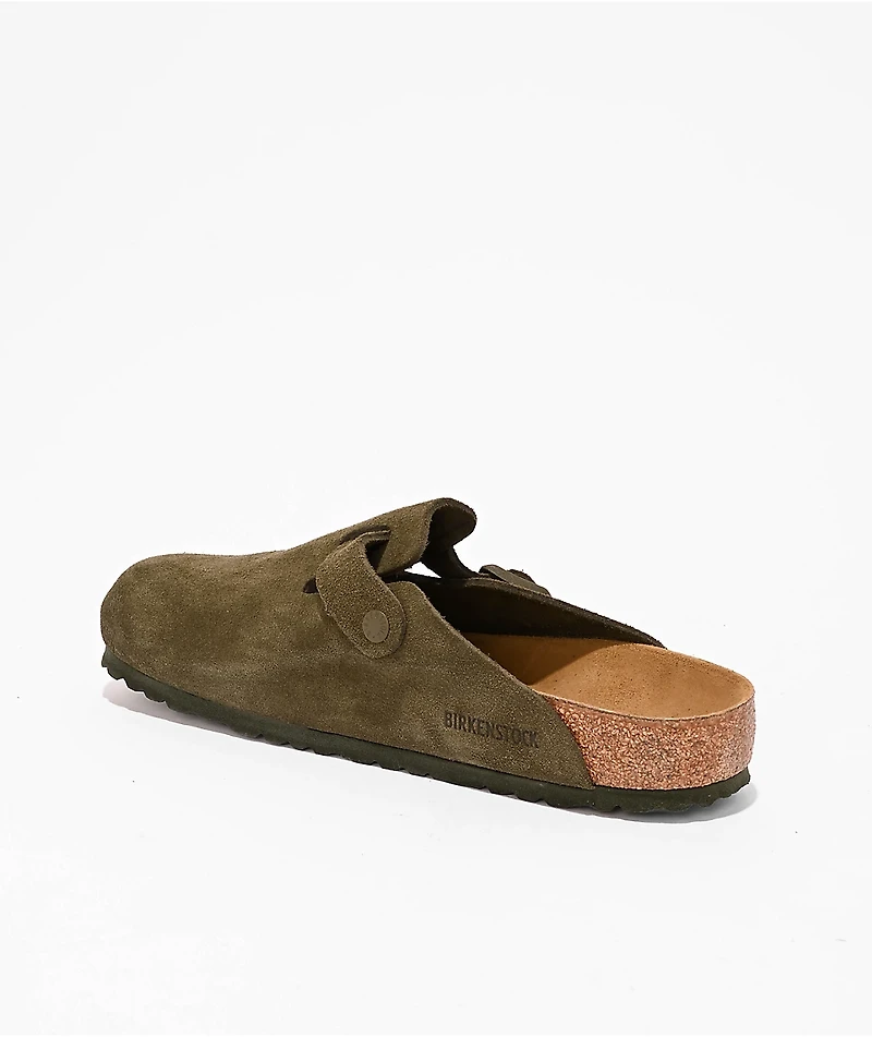 Birkenstock Boston Soft Footbed Thyme Clogs