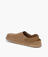 Birkenstock Lutry Suede Taupe Clogs