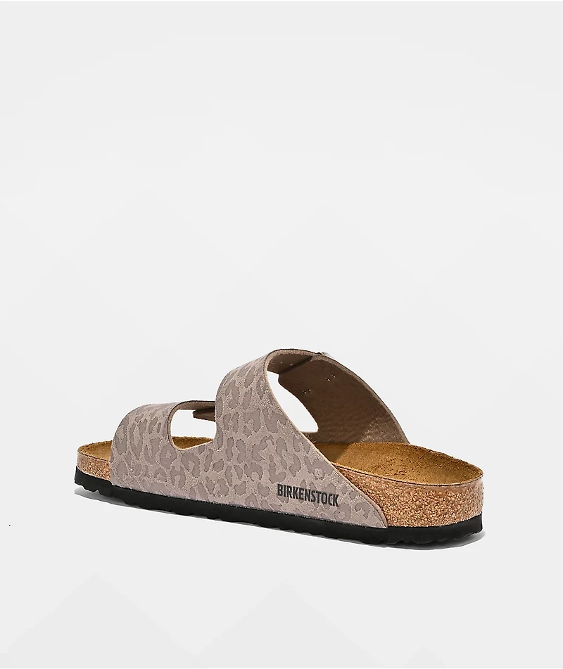 Birkenstock Women's Arizona Leopard Grey Sandals