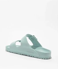 Birkenstock Women's Arizona Stealth Buckle EVA Surf Green Sandals