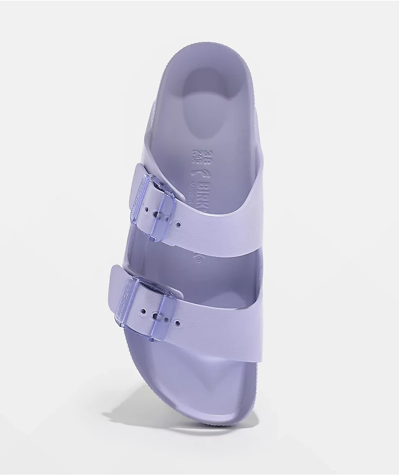 Birkenstock Women's Arizona Stealth Buckle Purple EVA Sandals