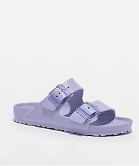 Birkenstock Women's Arizona Stealth Buckle Purple EVA Sandals