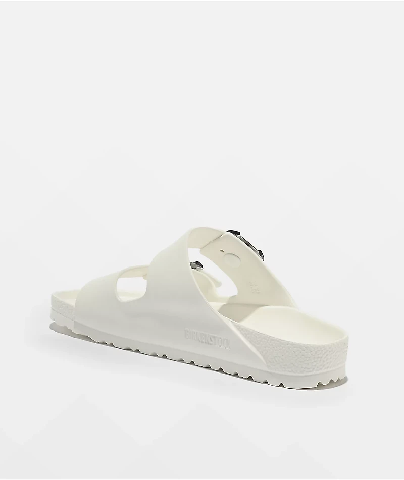 Birkenstock Women's Arizona Stealth Buckle White EVA Sandals