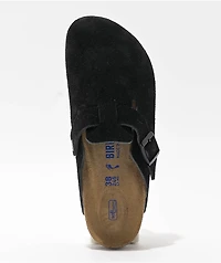 Birkenstock Women's Boston Soft Footbed Black Clogs