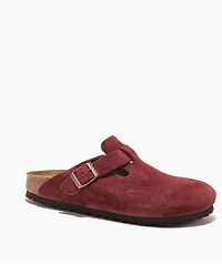 Birkenstock Women's Boston Soft Footbed Zinfandel Clogs