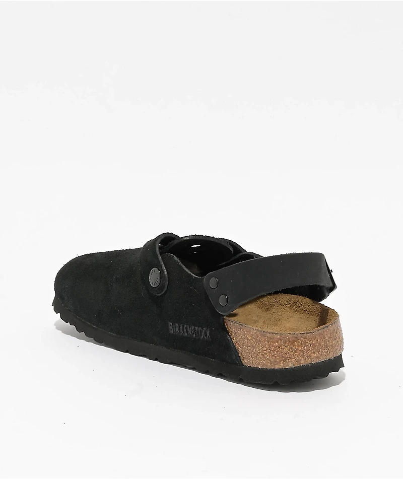 Birkenstock Women's Tokio Soft Footbed Black Clogs