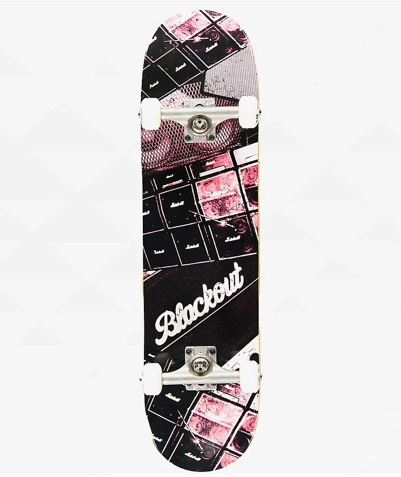 Blackout Amped 8.0" Skateboard Complete