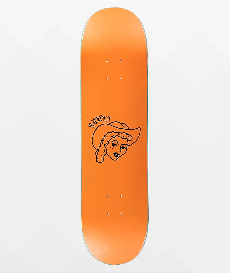 Blackout Cowgirl 8.25" Skateboard Deck