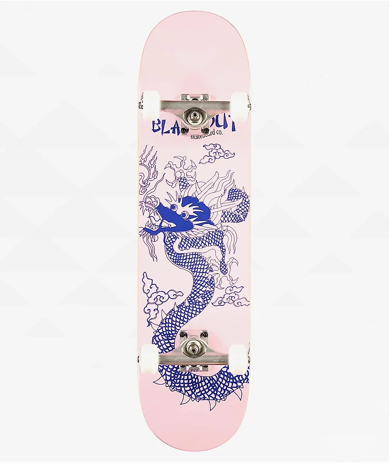 Blackout Dragon Roll 8.0" Skateboard Complete