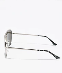 Blenders Shadow Matte Silver Polarized Sunglasses