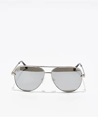 Blenders Shadow Matte Silver Polarized Sunglasses
