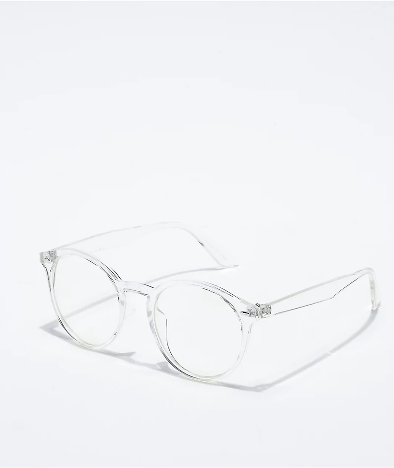 Blue Gem Crystal Clear Blue Light Glasses